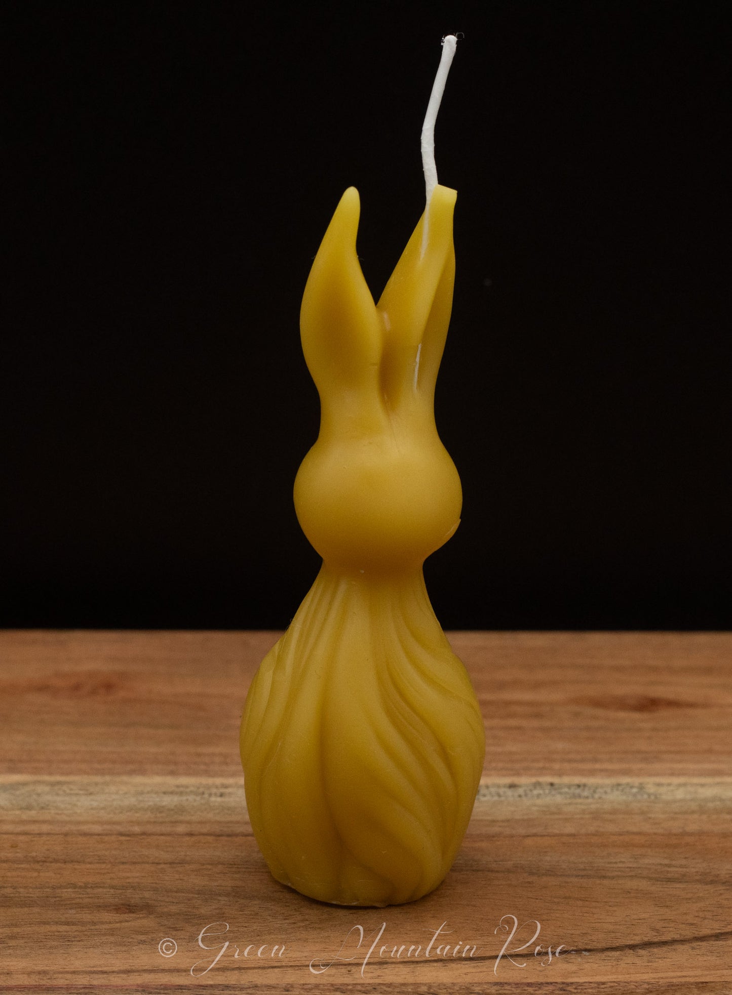 100% beeswax Bunny Candle. Vermont grown & made! Infused with your favorite herbs!