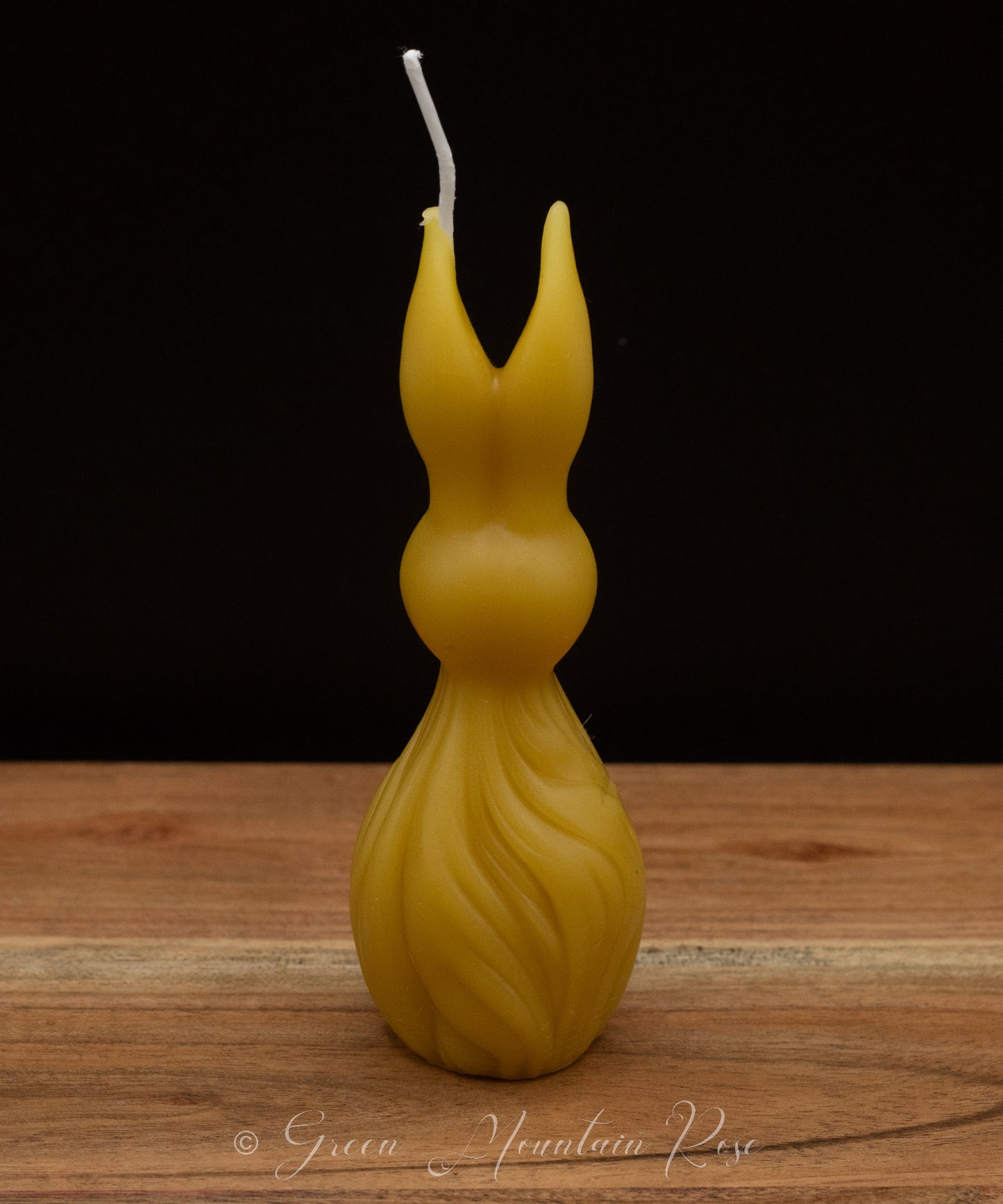 100% beeswax Bunny Candle. Vermont grown & made! Infused with your favorite herbs!