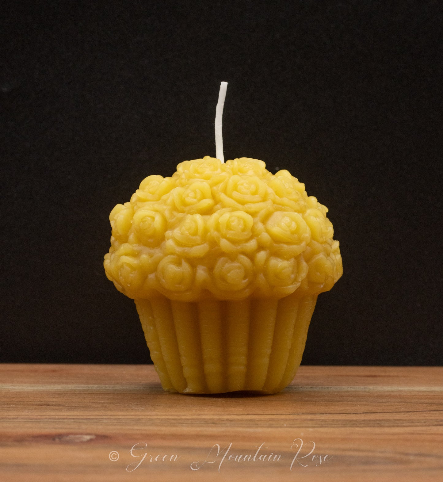 100% beeswax Flowers Cupcake Candles. Vermont grown & made! Infused with your favorite herbs!