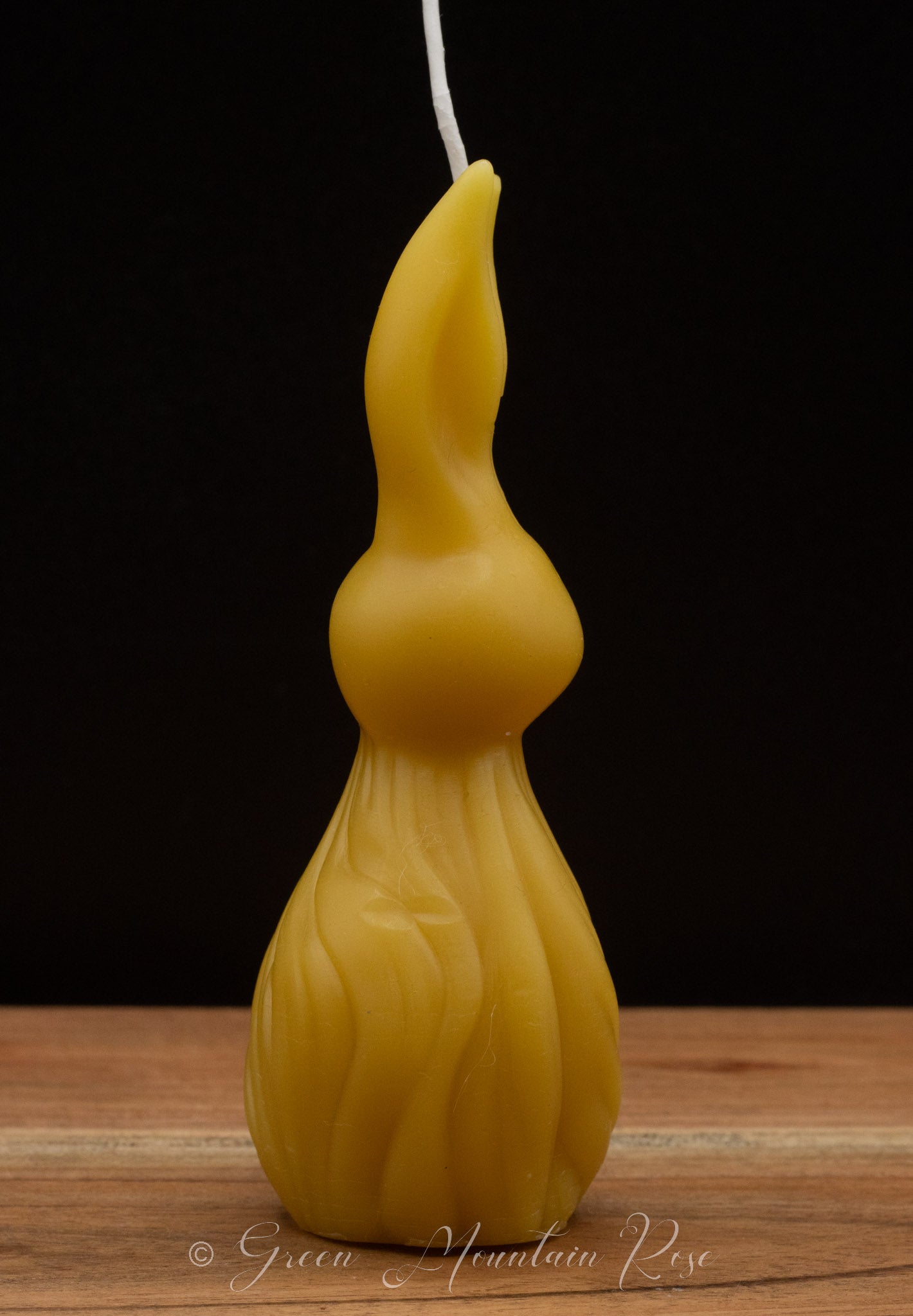100% beeswax Bunny Candle. Vermont grown & made! Infused with your favorite herbs!