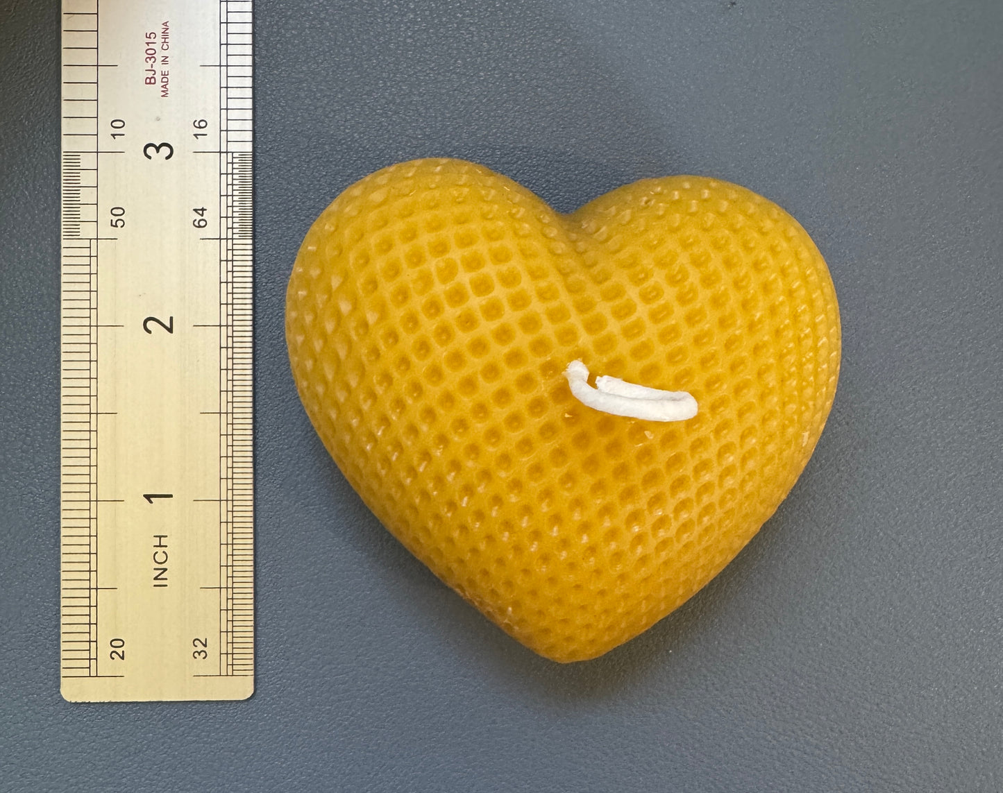 100% beeswax Three Hearts Candles. Vermont grown & made! Infused with your favorite herbs!