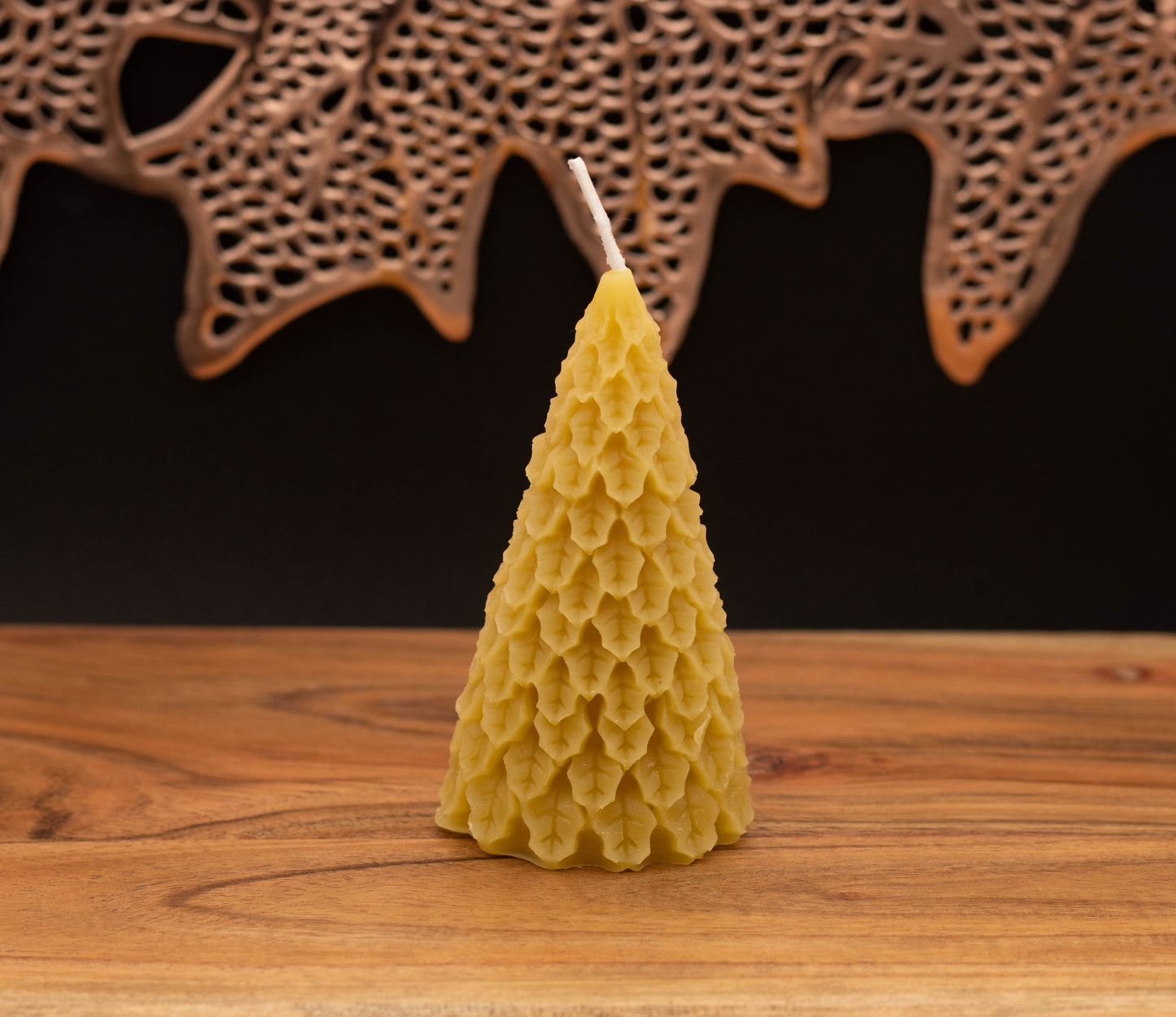 Pure beeswax tree candles