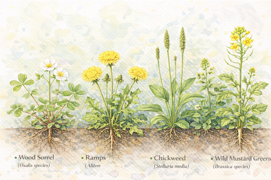 Foraging Wild Vegetables & Greens in the Northeast: From Lawn Weeds to Gourmet Greens