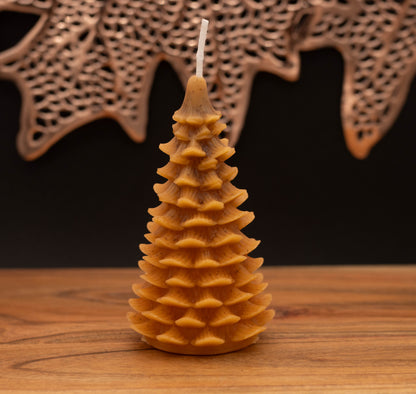 Pure beeswax tree candles 