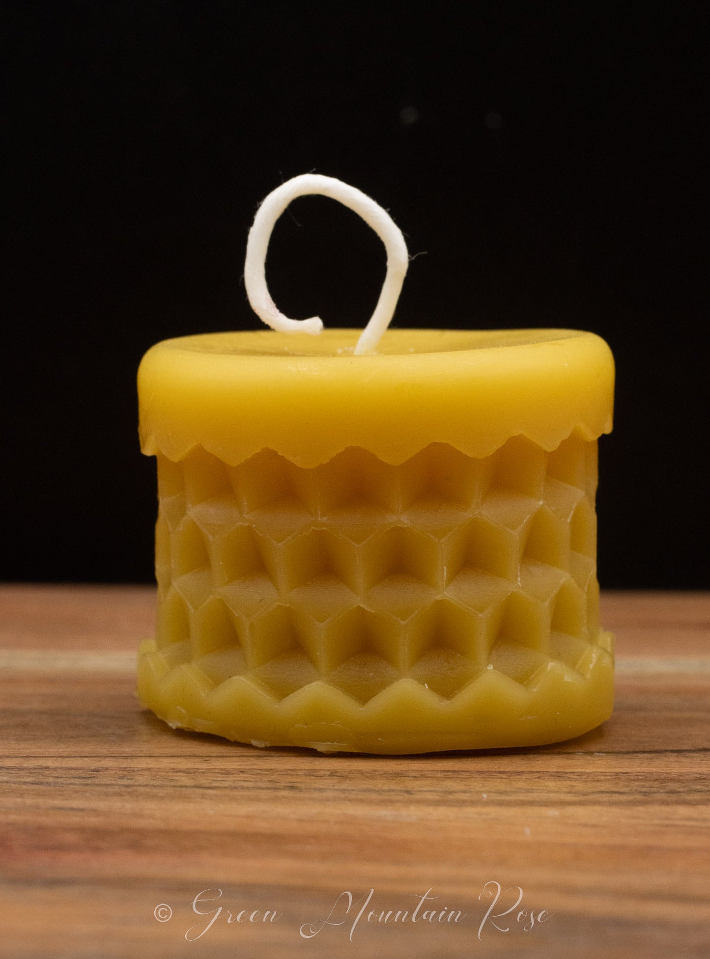 100% beeswax HONEYCOMB Tealight Candles. Vermont grown & made! Infused with your favorite herbs!