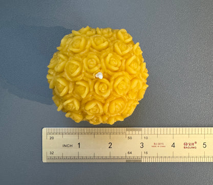 100% beeswax Flowers Cupcake Candles. Vermont grown & made! Infused with your favorite herbs!