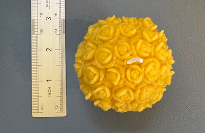 100% beeswax Flowers Cupcake Candles. Vermont grown & made! Infused with your favorite herbs!