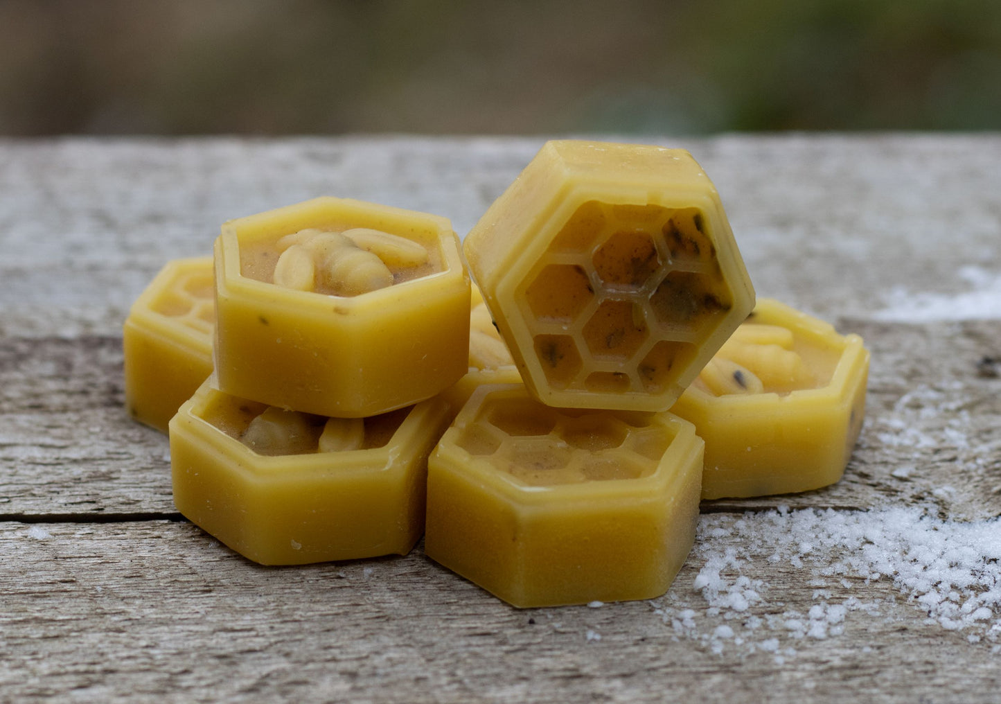 Lavender or Sage infused 100% beeswax Melts. Vermont grown & made!