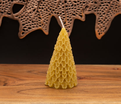 Pure beeswax tree candles 