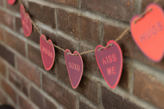 Candy Heart Garland