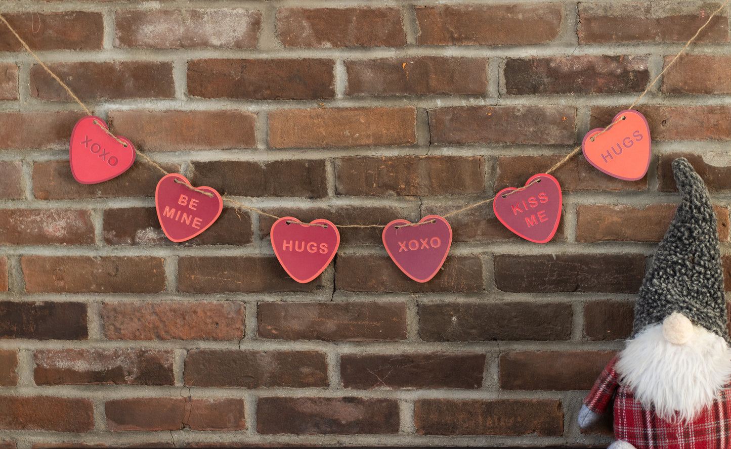 Candy Heart Garland