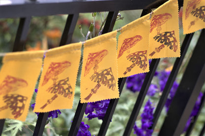 mushroom garden flags